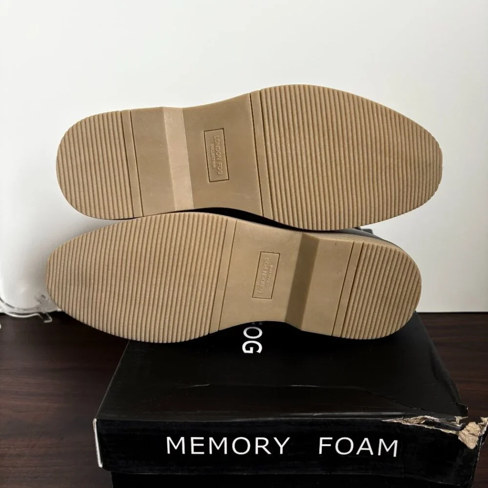London Fog Collection Memory Foam LFM-Tyler Chukka Brown Office Party 9M